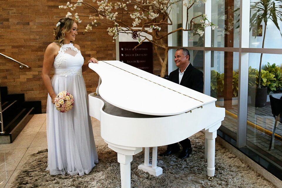 Casamento Civil Mirian e Alveri em Cartório Silva, Goiânia