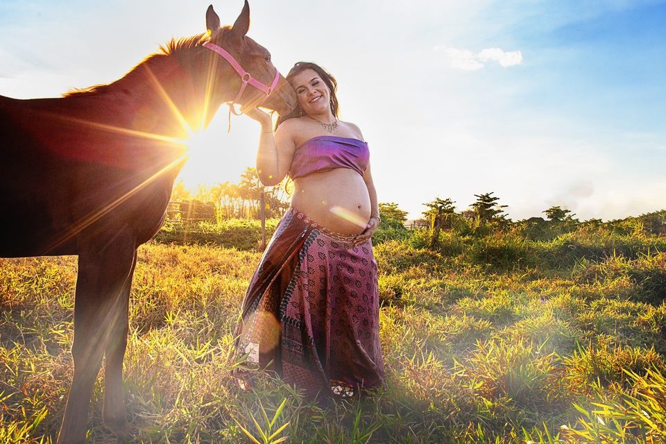 Ensaio Externo de Gestante da Tamara no Hipódromo da Lagoinha